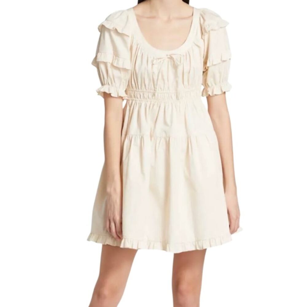 En Saison - NATURAL SVETA MINI DRESS SIZE LARGE NWT